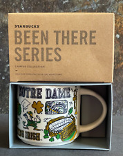 NOTRE DAME University 14oz Starbucks BEEN THERE Series Ceramic Mug ~ NEW IN BOX picture