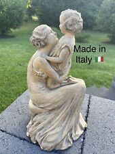 1970’s Antonio Borsato Signed Mother & Daughter  Figurine Italy 13.5” picture