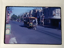 1975 Ektachrome Original Slide Main Street Trolley Ride Disneyland California picture