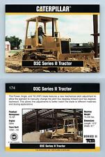 D3C Series II Tractor #174 Caterpillar Series II 1994 TCM Trading Card picture