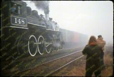 148 4-6-2 Engine Train '1975' Fog @ Cranford, NJ 35MM Original Color Slide RA48 picture