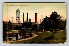 Jacksonville FL-Florida, In Waterworks Park, Vintage c1914 Postcard picture