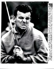 LD328 1968 UPI Wire Photo TONY JACKLIN REACTS TO MISSED PUTT MASTERS @ AUGUSTA picture