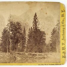 Three Brothers Yosemite Valley Stereoview c1870 Eagle Peak California Rocks A224 picture