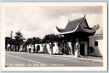 Honolulu Hawaii HI Postcard RPPC Photo Waikiki Lau Yee Chai c1940's Vintage picture