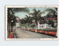 Postcard The Prado Balboa High School at the Right Balboa Canal Zone Panama picture