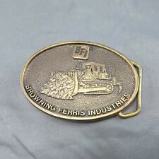BFI Belt Buckle ~ Browning Ferris Industries ~ Texas/landfills/Waste Management picture