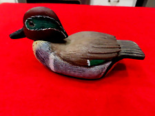 Handcarved and HandPainted Duck by Ron Taylor (signed on bottom) L2.24 picture
