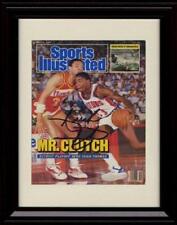 16x20 Framed Isiah Thomas SI Autograph Promo Print - 5/18/1987 - Detroit Pistons picture