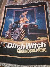 Vintage Ditch Witch blanket picture