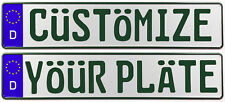 Custom European German License Plate - Customize Your Plate picture