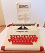 Collegiate 1000 Typewriter 1995 Instructions Tested Works Original Box picture
