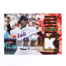 2007 Fleer Ultra Strike Zone Materials #SZ-PM Pedro Martinez Jersey Patch Mets picture