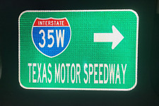 TEXAS MOTOR SPEEDWAY, Interstate 35W route road sign 18