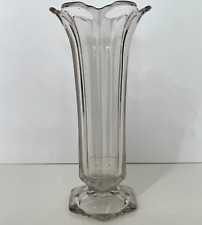 Antique Footed Vase Duncan & Miller LARGE & HEAVY 13” EAPG Exquisite c1909 JCS picture