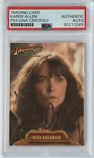 2008 Topps Indiana Jones Card Karen Allen SIGNED Marion PSA DNA Autograph picture