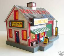 MATTHEWS RT 66 GAS STATION COUNTRY STORE LiteUp O Scale Lefton Roadside 1996 MIB picture