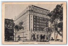 1918 The Bancroft Hotel Building Worcester Massachusetts MA Antique Postcard picture