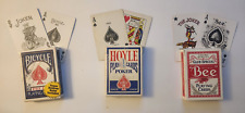 Vintage Lot Of 3 Decks, Bicycle Rider Backs, Club Special Bee, Hoyle  picture