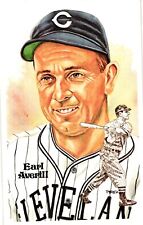 Earl Averill 1980 Perez-Steele Baseball Hall of Fame Limited Edition Postcard picture
