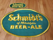 🍺🟩 Vintage Schmidt's Beer Patch Lot. Large for Rear, Small for front. Uniform  picture