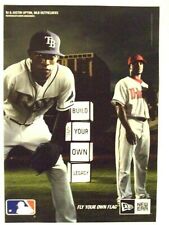 2011 Magazine Advertisement Page BJ & Justin Upton Tampa Bay Rays New Era Ad picture