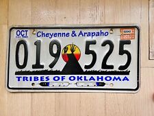 2016 CHEYENNE AND ARAPAHO OKLAHOMA License Plate - 019-525 picture