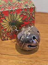 1979 WALLACE SILVER PLATED SLEIGH BELL With Box picture