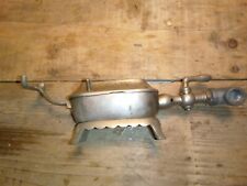Antique Vintage Metal Figural Turtle Gas Heater Curling Iron Holder. Rare picture