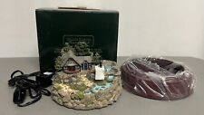 Thomas Kinkade Waterfall Cottage by the Sea Sculpture - NEW - Open Box picture