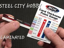 BCW-⭐LAMINATED⭐ Card Thickness Point Gauge Tool-Sports Trading Card-FREE SHIP picture