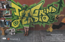 2000 2pg Print Ad of Jet Grind Radio Dreamcast game advertisement picture