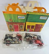 VINTAGE 1982 McDONALD'S PLAYMOBILE SET OF 2 HAPPY MEAL BOXES W/TOYS picture