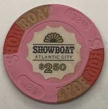 Showboat Atlantic City Casino $2.50 Chip - Atlantic City New Jersey House Mold picture