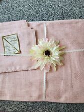Home Beautiful Pink Linen Placemats (4) and Napkins By Vicki NWT picture
