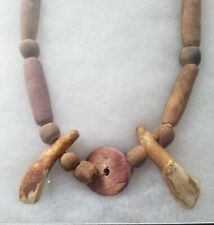 Antique Sioux Ceremonial Regalia Handmade Beads Buffalo Teeth 1900-1910 picture