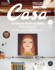 Casa BRUTUS Dec 2023 Yoshitomo Nara at Home Japanese Magazine picture