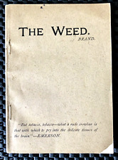 THE WEED BY JAMES BRAND PASTOR TOBACCO BOOKLET picture