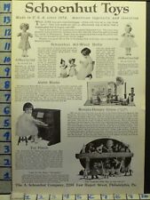 1915 SCHOENHUT WOOD DOLL CHILDREN KID TOY PLAY HUMPTY MPTY CIRCUS AD AI19 picture