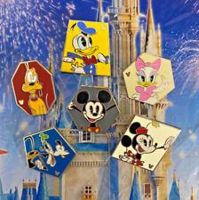 💞 2019 Disney Mickey & Pals Cast Exclusive Set 6 Pins Hidden Mickey Shapes Pins picture