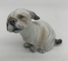 Vintage DAHL JENSEN Dog BELGIAN GRIFFON Copenhagen Porcelain Figurine #1120 picture