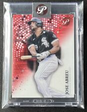 2022 Topps Pristine Jose Abreu Chicago White Sox Red Refractor #5/5 Encased picture