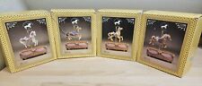 The Great American Carousel Horse Tobin Fraley Music Box G.Z Lefton Set Of Four picture