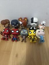Lot of 10 mixed Funko Pops. Pre-owned.  No original packaging.  Sold as is. picture