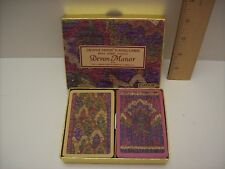  Piatnik Playing Cards 2 Decks Boxed Creative Papers Devon Manor Made in Austria picture
