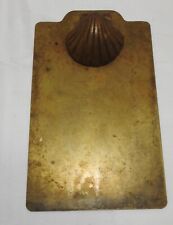 Vintage Mini Seashell Brass Clipboard picture