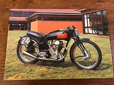 Vintage 1936 Excelsior Manxman National Motorcycle Museum Postcard picture