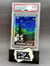 PSA 10 Starry Night Steamboat Willie Silver Shimmer 22/50 Mickey Mouse Leaf picture