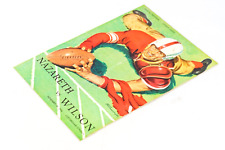1954 Nazareth Vs Wilson Football Program Coca-Cola Football Print Advertising picture