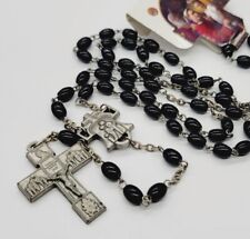WORLD MEETING FAMILIES 2015 ROSARY Philadelphia Ghirelli Black Bead 19.5 in † picture
